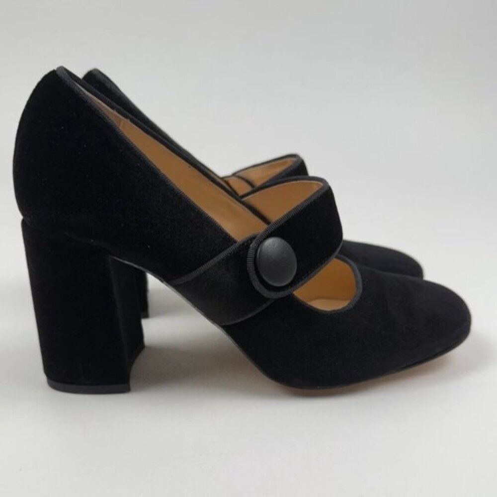 Tuckernuck Black Velvet Heels